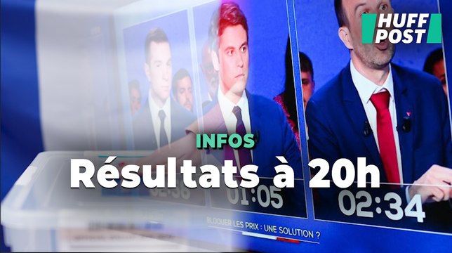 Les résultats du 1er tour des législatives à 20 heures