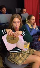 She Believed in The Magic Popcorn Trick  #123gofood #pranks #comedy