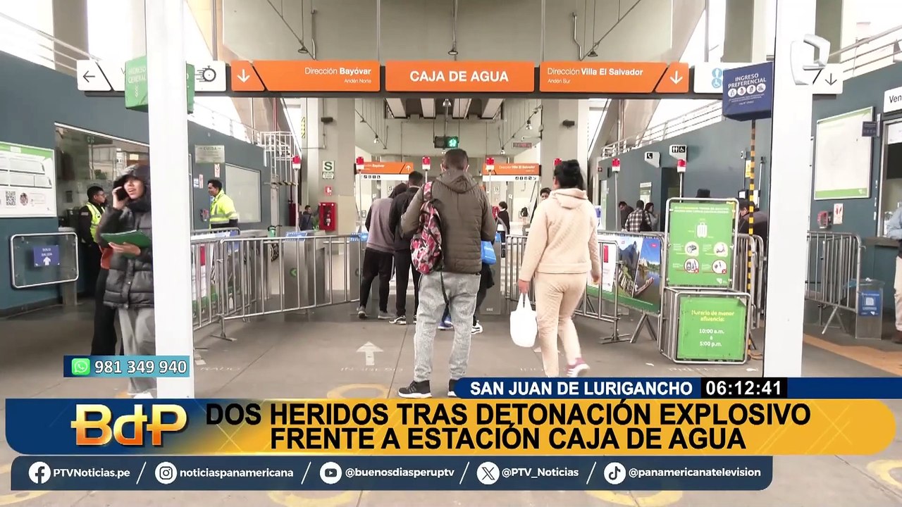 Ya van dos crímenes en exteriores del Metro de Lima: Esto es lo que se sabe del atentado en Caja de Agua