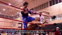 Watch: The Qatari pro wrestler bodyslam his opponents with style