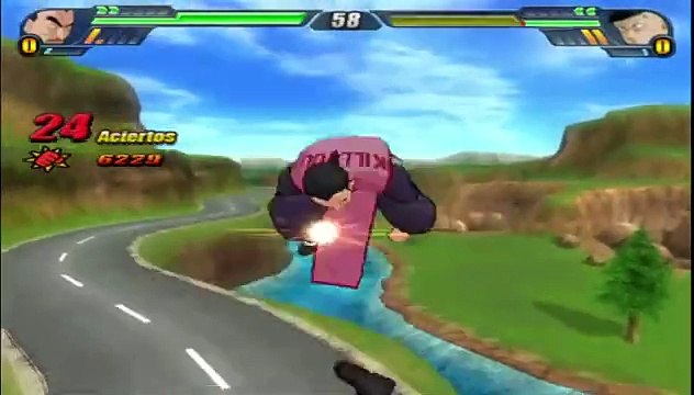 Dragon Ball Z Budokai Tenkaichi 3 - Tao VS General Blue #dragonballgame #yamcha RJ ANDA