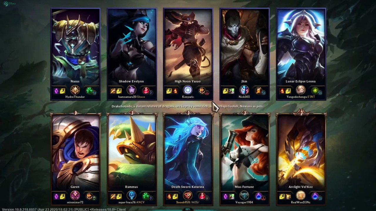 Katarina Vs Yasuo Mid - League Of Legends Ranked Gameplay  28 2020 05 09