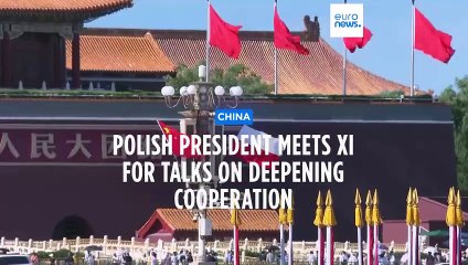 Chinese President and Polish counterpart meet for talks to deepen cooperation