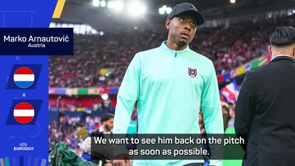 Austria 'need' Alaba back in action - Arnautovic