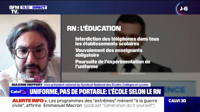 Maxime Reppert (syndicat national des lycées et collèges): L'autorité, c'est avant tout des enseignants qui sont respectés, qui se sentent considérés dans la société