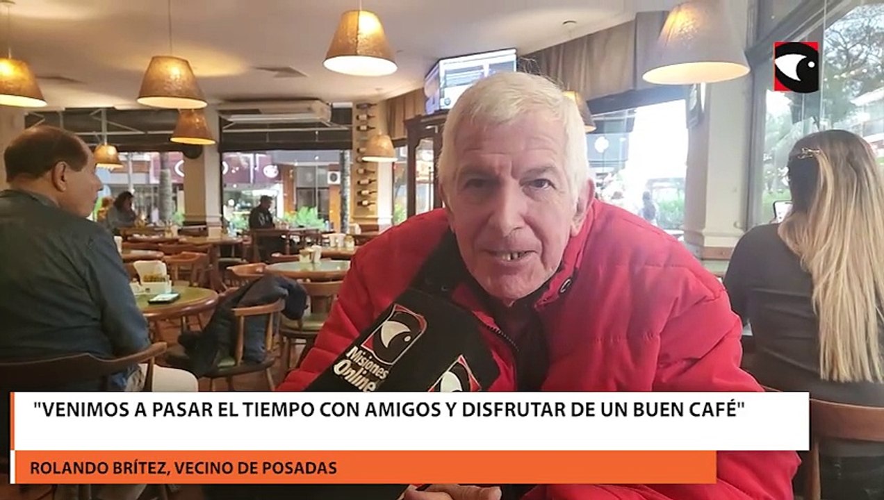 Venimos a pasar el tiempo con amigos y disfrutar de un buen café