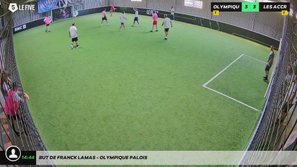 But de Franck Lamas - OLYMPIQUE PALOIS