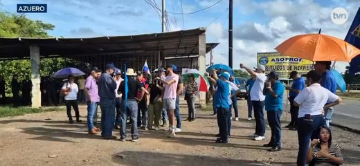Protesta en Herrera y Los Santos por falta de agua potable