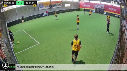 Faute de Pierre Dupouy - ZZ BACK