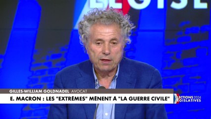 Gilles-William Goldnadel : «Emmanuel Macron taxe le RN de quasi racisme, car il a la faiblesse de s'occuper de l'origine des gens»