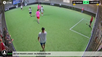 But de Franck Lamas - OLYMPIQUE PALOIS