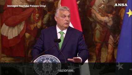 Orban: "Gia' chiarito che non entreremo in Ecr"