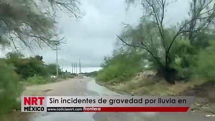 Sin incidentes de gravedad por lluvia en Frontera (1)