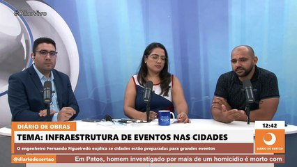 Engenheiro diz que Cajazeiras e Sousa ”ainda não tem” espaço ideal para realização de grandes eventos