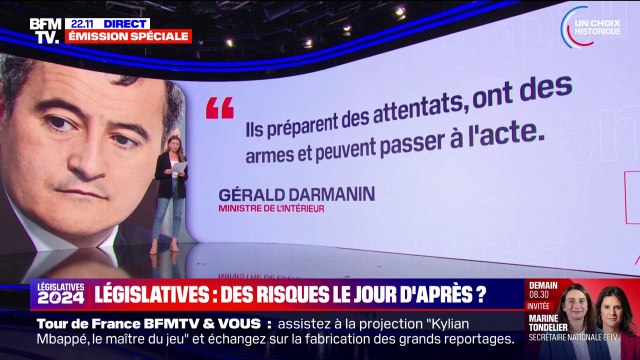 Législatives: quels risques peut-il y avoir en marge des élections selon Gérald Darmanin?