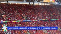 Lamentable: la afición de Albania pitó el himno de España