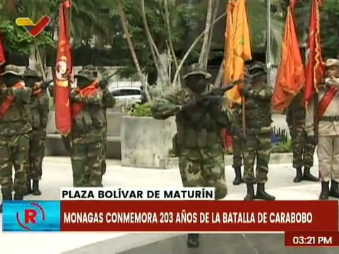 Monagas | Parada cívico-militar conmemora 203º aniversario de la Batalla de Carabobo