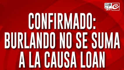 Burlando no se suma al caso Loan: lo confirmó el hermano del menor