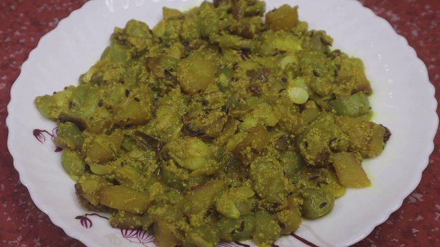 Jhinge Aloo Posto Recipe | Ridge Gourd Recipe | Ridge Gourd & Potato Curry with Poppy seeds paste