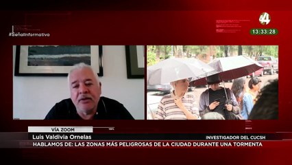 Luis Valdivia Ornelas habla sobre las zonas más peligrosas de Guadalajara durante una tormenta