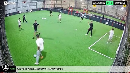 Faute de Nabil MEBROUKI - Nankatsu SC
