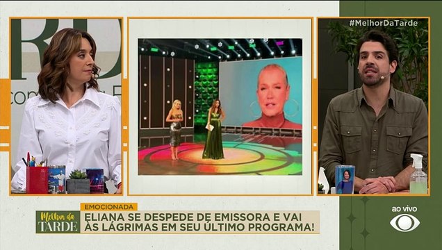 Eliana se despede de emissora e deixa recado de gratidão para Silvio Santos | Melhor Da Tarde