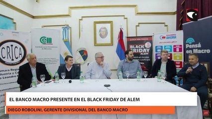 El Banco Macro presente en el Black Friday de Alem