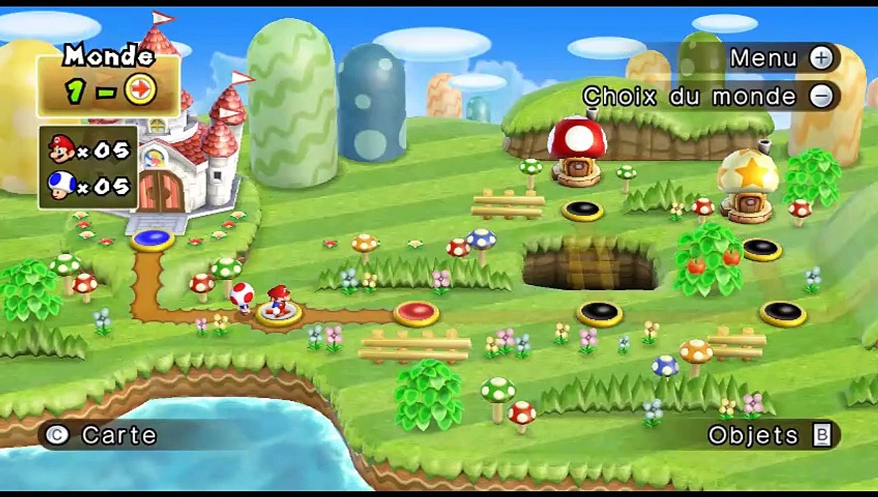 New Super Mario Bros. Wii 7: Retro Heaven online multiplayer - wii