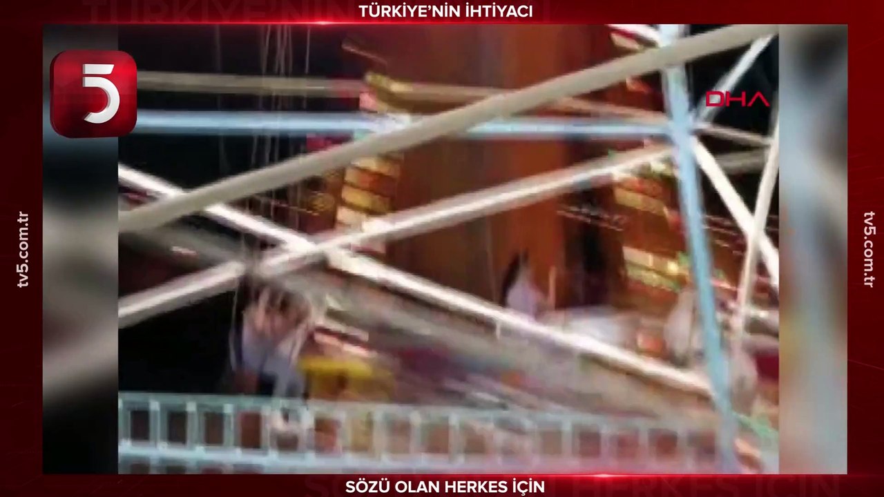 Van'da lunaparkta salıncağa binen çocuğun emniyet kemeri açıldı: O anlar kamerada