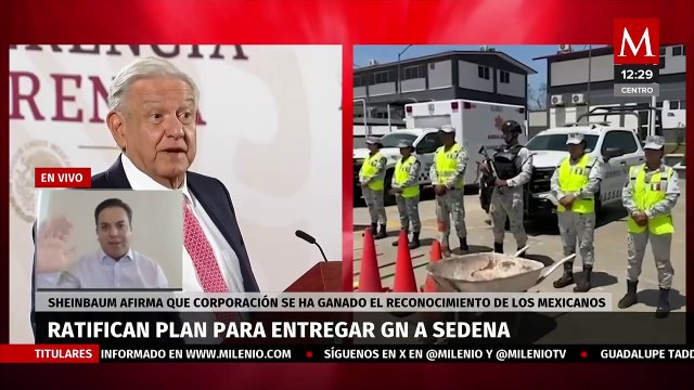 Guardia Nacional no funciona bajo mando de la Sedena : Damián Zepeda, GN se transfiere a la Sedena