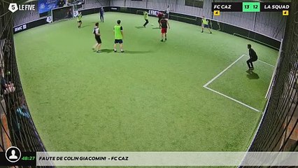 Faute de Colin Giacomini  - FC CAZ