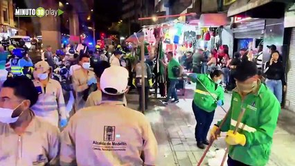 280 personas registradas en operativos de control en los bajos del Metro en el centro de Medellín