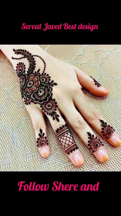 Mehndi ke simple design2024