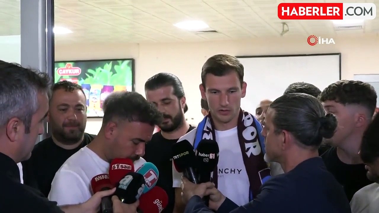 Trabzonspor'un yeni transferleri Trabzon'a geldi