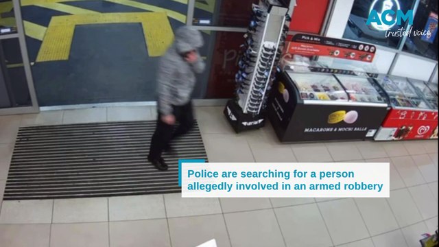 Police are still searching for an alleged armed robber in Echuca