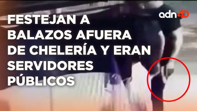 Festejan a balazos afuera de chelería y eran servidores públicos | Cotorreando la Noticia