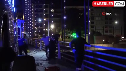 Köprüde intihar girişimi