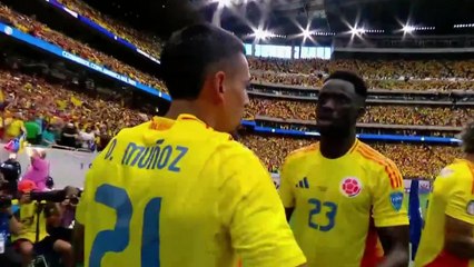 l'ouverture du score de la Colombie - Foot - Copa America