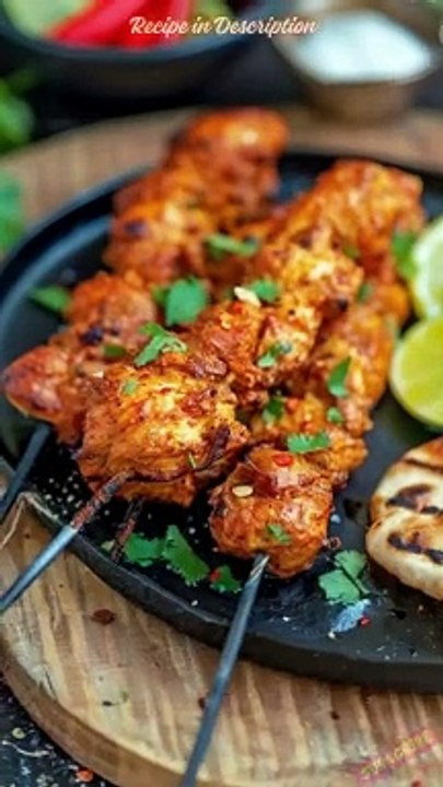 ️ Spicy Chicken Tikka Recipe   #food #foodie