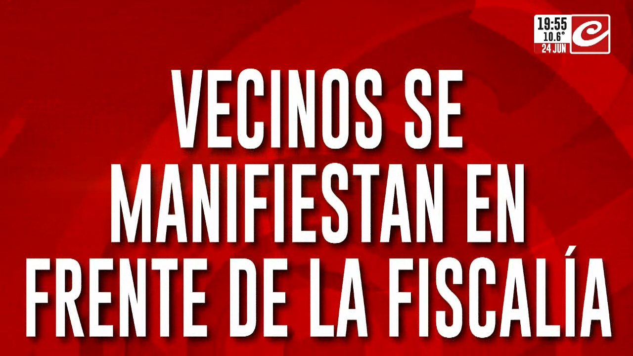 Caso Loan: vecinos se manifiestan en frente de la fiscalía de Corrientes