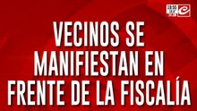 Caso Loan: vecinos se manifiestan en frente de la fiscalía de Corrientes