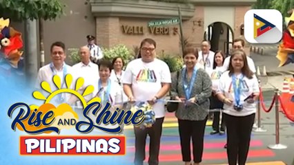 Symbolic Footbridge at Crosswalk sa tapat ng tanggapan ng MMDA sa Pasig City, binuksan