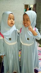 Anak kembarku mau berangkat ngaji