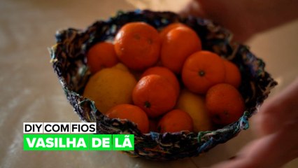 DIY com Fios: Vasilha de Lã