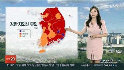 [날씨톡톡] 한낮 더위 주춤…강한 자외선 유의