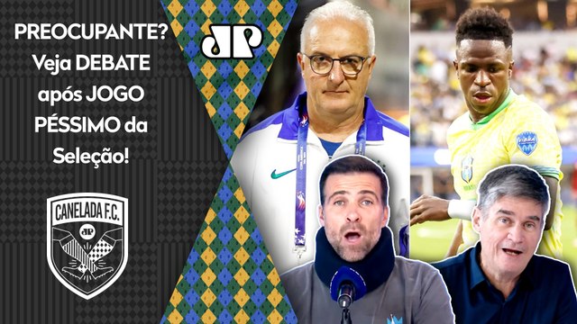 O Dorival FOI O PIOR em campo! E ME ASSUSTA como o Vinicius Júnior... Seleção Brasileira PREOCUPA!