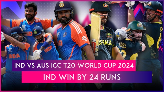 IND vs AUS ICC T20 World Cup 2024 Super 8 Stat Highlights: India Qualify For Semifinal
