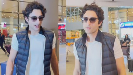 Ibrahim Ali Khan ने Airport पर new look में मारी धांसू Entry, Video हुआ Viral!