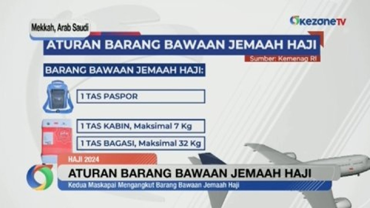 Aturan Barang Bawaan Jemaah Haji