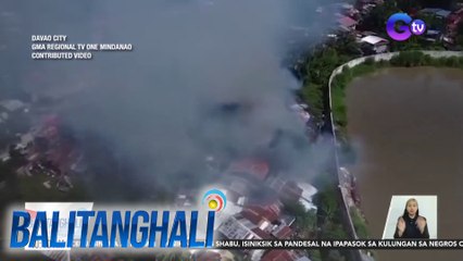 Sunog sa Brgy. Talomo Proper, hinihinalang sinadya | Balitanghali